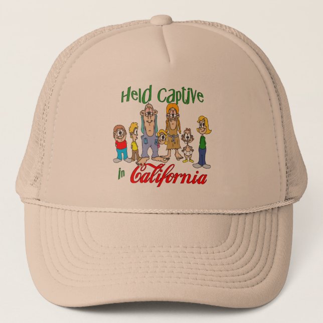 Held Captive in California Trucker Hat (Front)