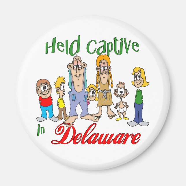 Held Captive in Delaware Magnet (Front)