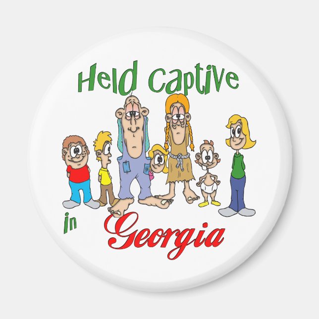 Held Captive in Georgia Magnet (Front)