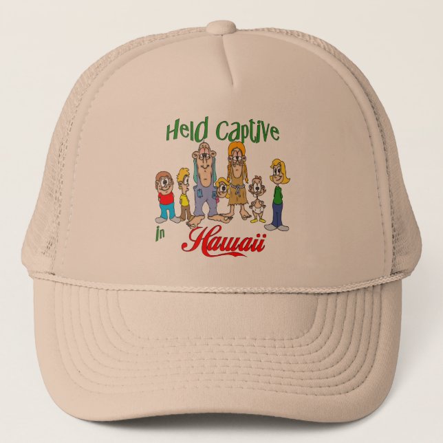 Held Captive in Hawaii Trucker Hat (Front)