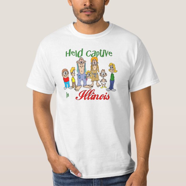 Held Captive in Illinois T-Shirt (Front)