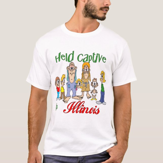 Held Captive in Illinois T-Shirt (Front)
