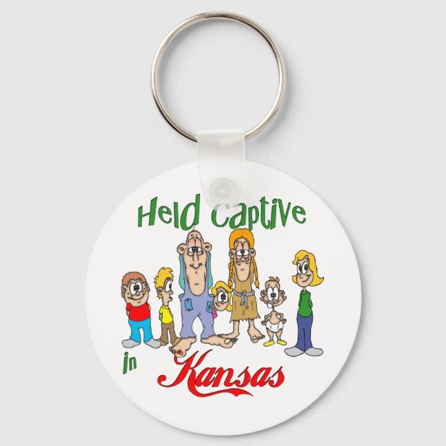 Held Captive in Kansas Key Ring (Front)