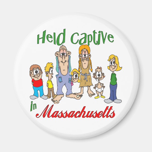 Held Captive in Massachusetts Magnet (Front)