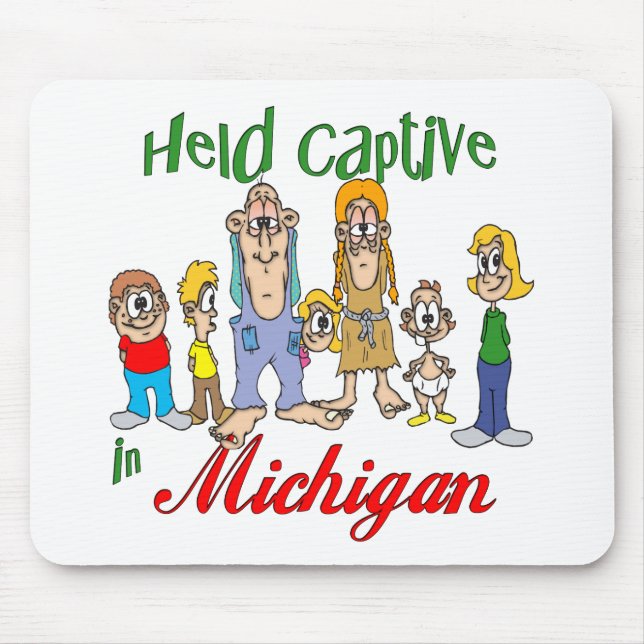 Held Captive in Michigan Mouse Pad (Front)