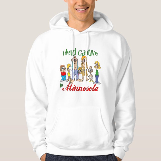 Held Captive in Minnesota Hoodie (Front)