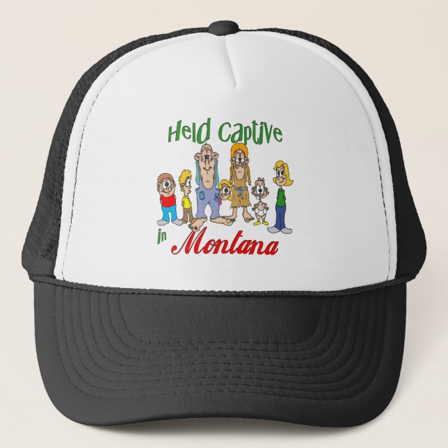 Held Captive in Montana Trucker Hat (Front)