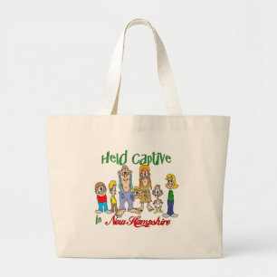Held Captive in New Hampshire Large Tote Bag