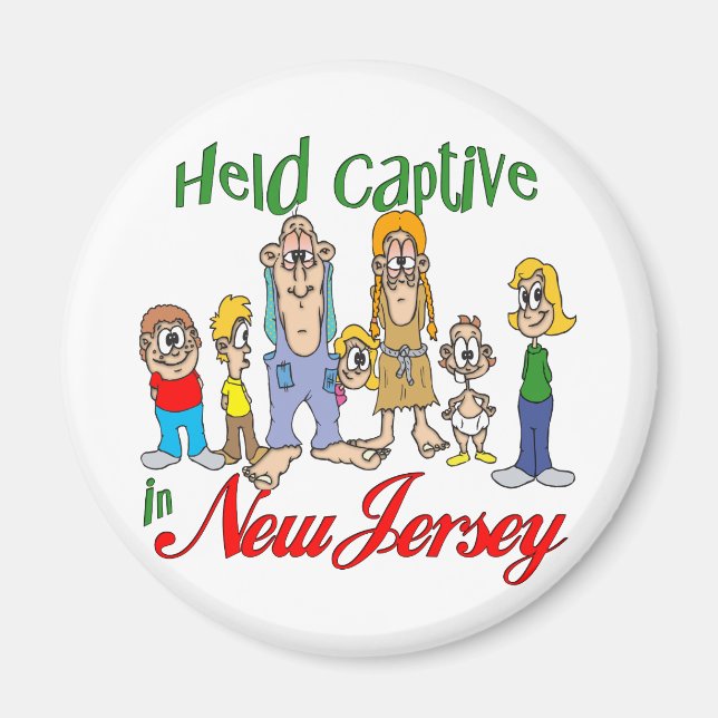 Held Captive in New Jersey Magnet (Front)