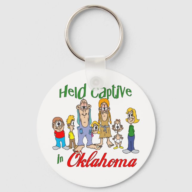 Held Captive in OKlahoma Key Ring (Front)