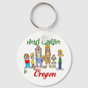Held Captive in Oregon Key Ring