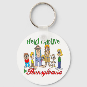 Held Captive in Pennsylvania Key Ring