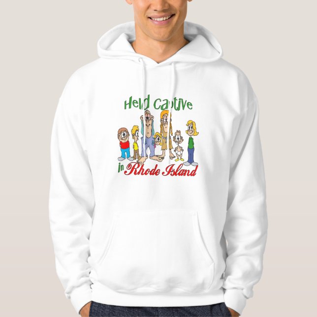Held Captive in Rhode Island Hoodie (Front)