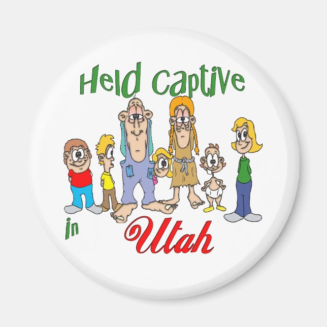 Held Captive in Utah Magnet (Front)