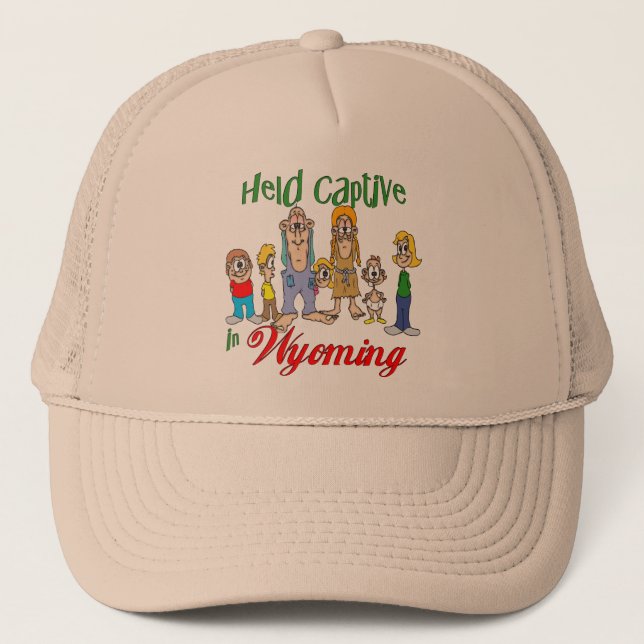 Held Captive in Wyoming Trucker Hat (Front)