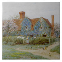 Helen Allingham Buckinghamshire House at Penn Stre