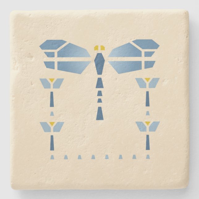 Helen Foster "Dragonfly" Stone Coaster (Front)