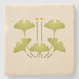 Helen Foster "Ginkgo" Stone Coaster
