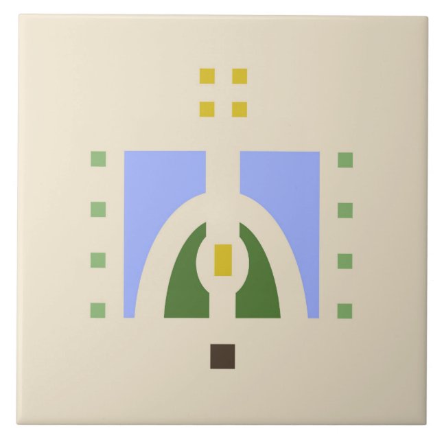 Helen Foster "Meadow" Tile (Front)