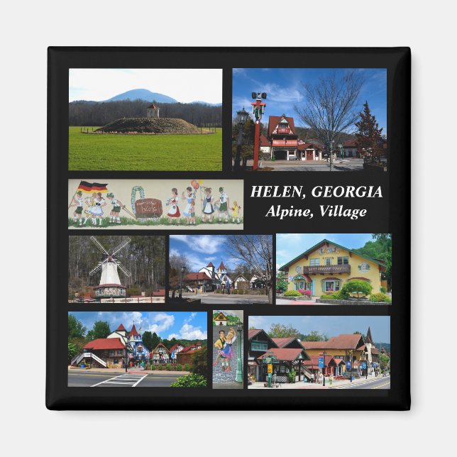  Helen, Georgia Alpine Village magnet (Front)