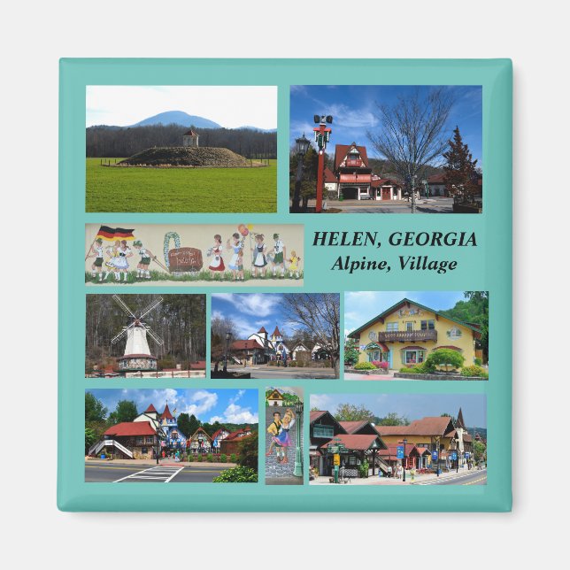  Helen, Georgia Alpine Village magnet (Front)