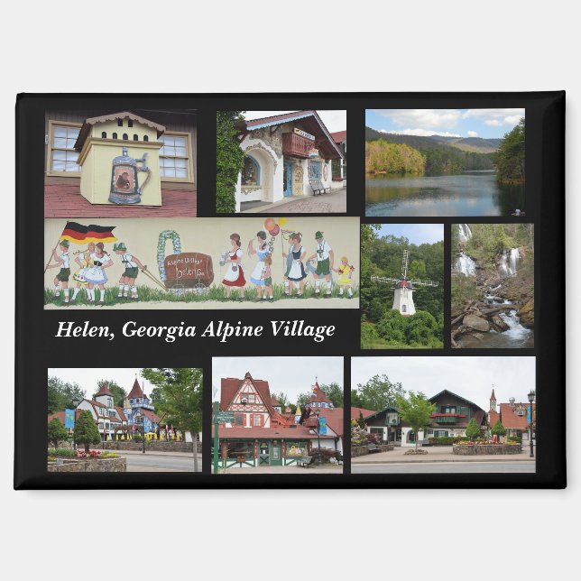 Helen. Georgia Alpine Village Magnet (Front)