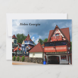 Helen Georgia Alpine village Postcard
