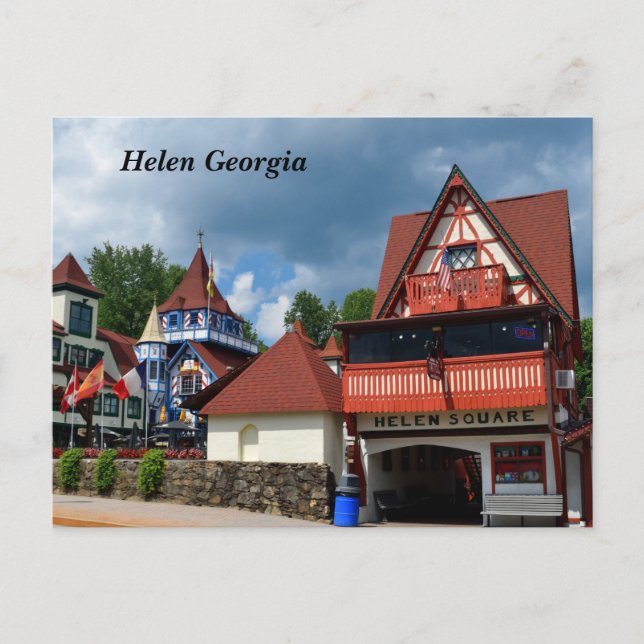 Helen Georgia Alpine village Postcard (Front)