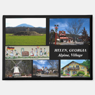 Helen, Georgia Alpine Village postcard Magnet