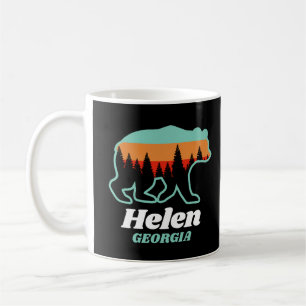 Helen Georgia GA Bavarian Alpine German Bear Retro Coffee Mug