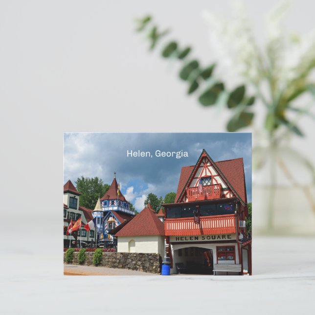 Helen, Georgia Postcard (Standing Front)