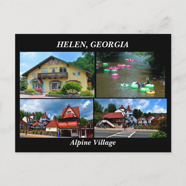 Helen, Georgia Postcard (Front)