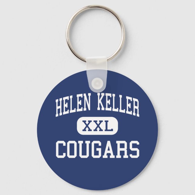 Helen Keller Cougars Middle Easton Key Ring (Front)