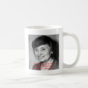 Helen Keller "Faith/Stength" Wisdom Quote Coffee Mug