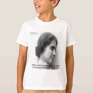 Helen Keller & Famous Deaf/Blind Quote T-Shirt