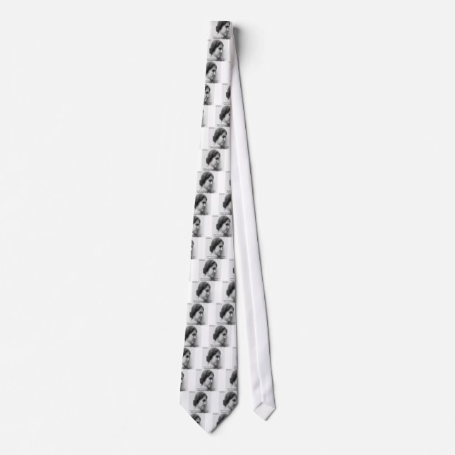 Helen Keller & Famous Deaf/Blind Quote Tie (Front)