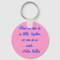 Helen Keller keychain
