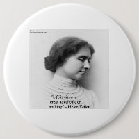 Helen Keller "Life Is Adventure" Wisdom Quote Gift