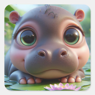 "Helen" Square Sticker