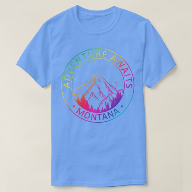 Helena Bozeman Missoula Kalispell Whitefish Montan T-Shirt (Design Front)