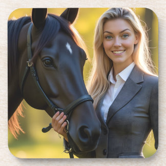 Helena Chevalier / Majestic Friesian Companion Coaster