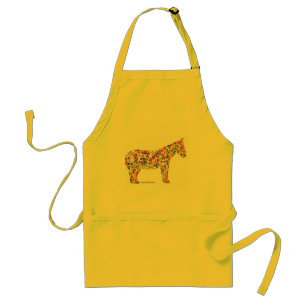 Helena Horse Paper Mosaic Apron
