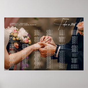 HELENA Modern Minimalist Alphabetical Seating Post Poster