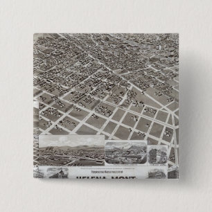 Helena, Mont 15 Cm Square Badge