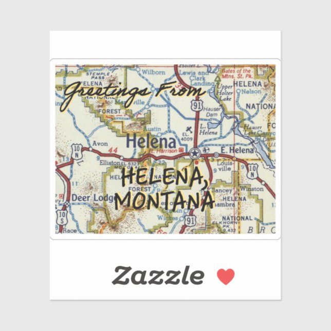 Helena Montana 1955 (Sheet)