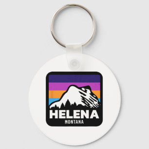 Helena Montana Fishing Skiing Snowboarding Family  Key Ring