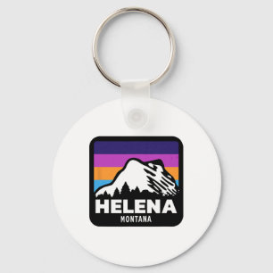 Helena Montana Fishing Skiing Snowboarding Family  Key Ring