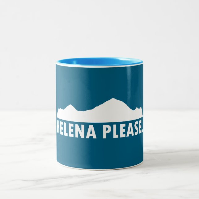 Helena Montana Please Two-Tone Coffee Mug (Center)