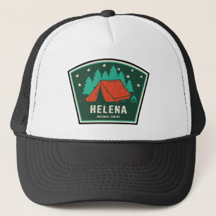 Helena National Forest Camping Trucker Hat
