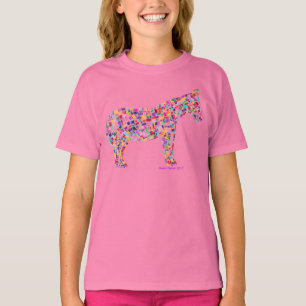 Helena Paper Mosaic Horse T-shirt
